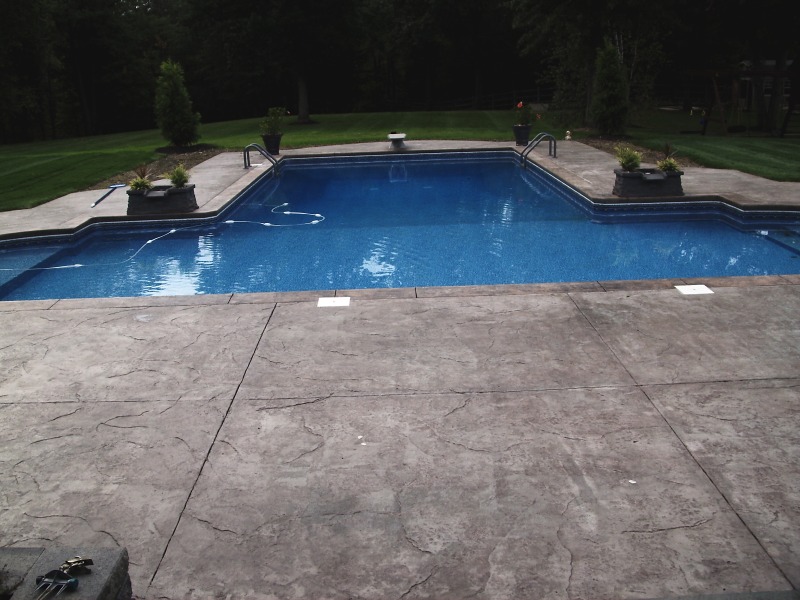 seamless stamped concrete