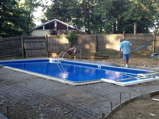 Pool Patio Replacement in Orange County, NY.