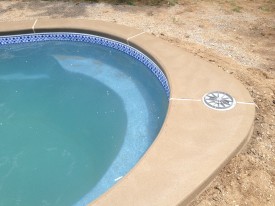 fiberglass cantilever pool coping