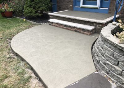 New Brick and Limestone Stoop and Walkway