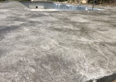 Light Silver Seamless Stamped Concrete