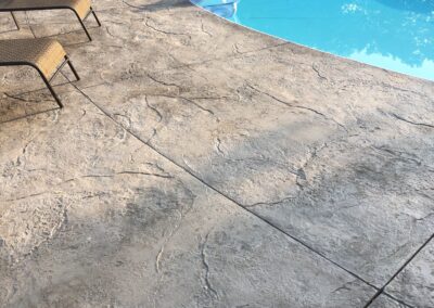 Stamped Concrete Pool Patio